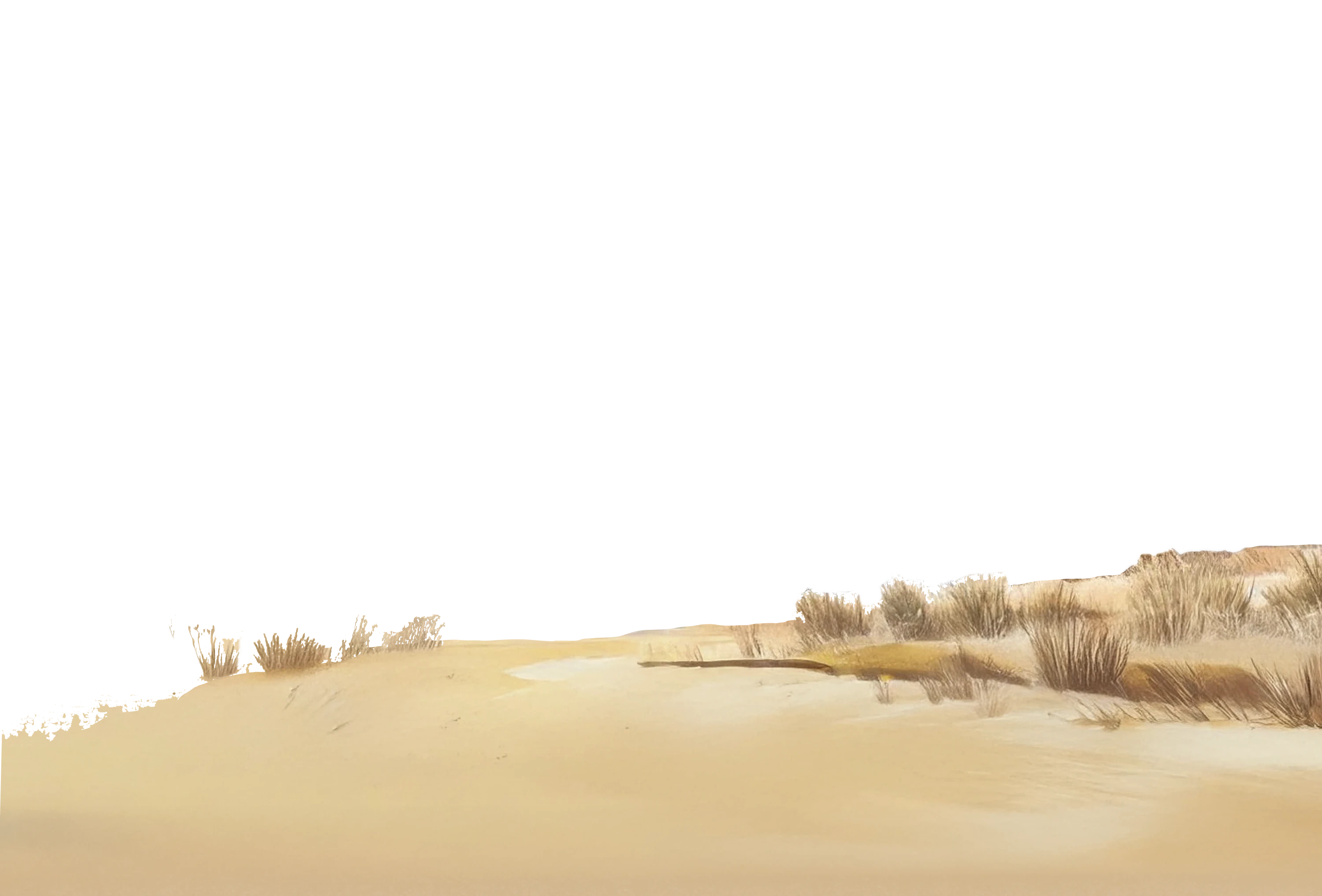 Desert sand foreground in Rigs Solana mining game